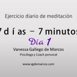 Meditación diaria, día 1 darVanessa Gallego de Marcos