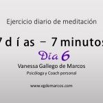 Vivir estando presente, aquí y ahora. Vanessa Gallego de Marcos